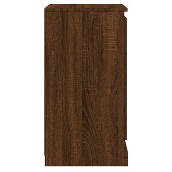 Dressoir 37,5x35,5x67,5 cm bewerkt hout bruin eikenkleur 8