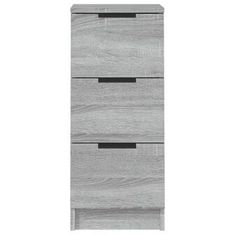 Dressoir 30x30x70 cm bewerkt hout grijs sonoma eikenkleurig 6