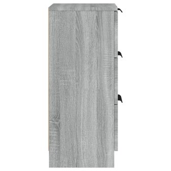 Dressoir 30x30x70 cm bewerkt hout grijs sonoma eikenkleurig 8