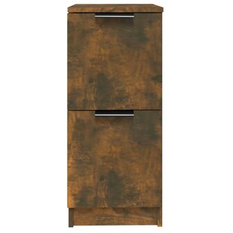 Dressoir 30x30x70 cm bewerkt hout gerookt eikenkleurig 5
