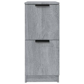 Dressoir 30x30x70 cm bewerkt hout grijs sonoma eikenkleurig 5