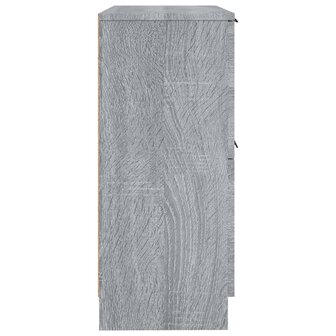Dressoir 30x30x70 cm bewerkt hout grijs sonoma eikenkleurig 7