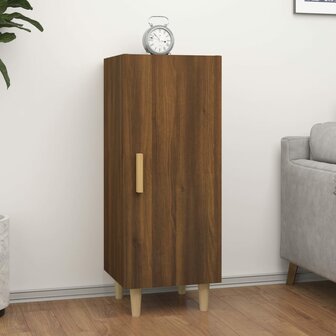 Dressoir 34,5x34x90 cm bewerkt hout bruin eikenkleur 1