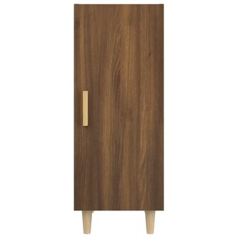 Dressoir 34,5x34x90 cm bewerkt hout bruin eikenkleur 6