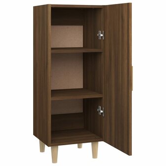 Dressoir 34,5x34x90 cm bewerkt hout bruin eikenkleur 7