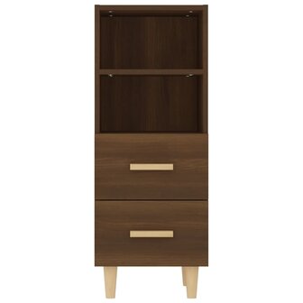 Dressoir 34,5x34x90 cm bewerkt hout bruin eikenkleur 6