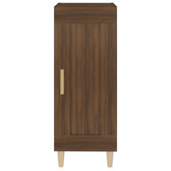 Dressoir 34,5x34x90 cm bewerkt hout bruin eikenkleur 5