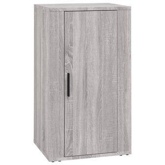 Dressoir 40x33x70 cm bewerkt hout grijs sonoma eikenkleurig 2