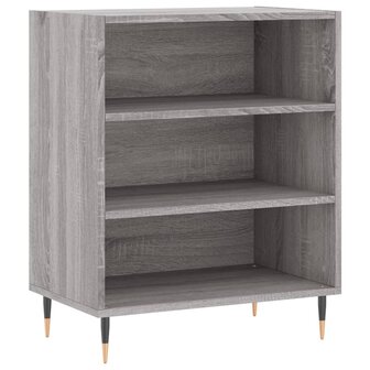 Dressoir 57x35x70 cm bewerkt hout grijs sonoma eikenkleurig 2