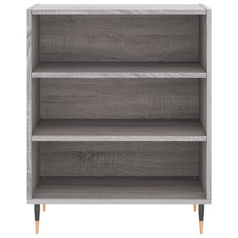 Dressoir 57x35x70 cm bewerkt hout grijs sonoma eikenkleurig 4