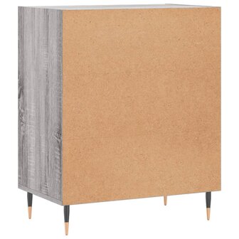 Dressoir 57x35x70 cm bewerkt hout grijs sonoma eikenkleurig 6