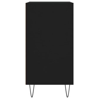 Dressoir 57x35x70 cm bewerkt hout zwart 5