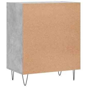 Dressoir 57x35x70 cm bewerkt hout betongrijs 6