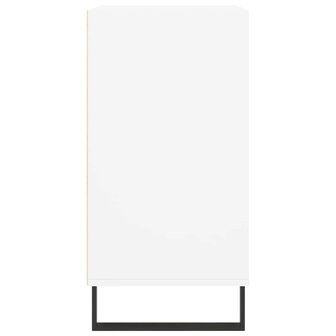 Dressoir 57x35x70 cm bewerkt hout wit 5