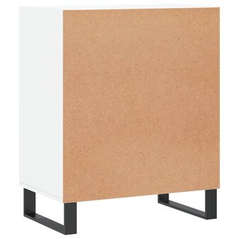 Dressoir 57x35x70 cm bewerkt hout wit 6