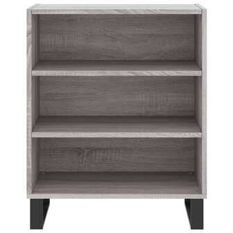 Dressoir 57x35x70 cm bewerkt hout grijs sonoma eikenkleurig 4