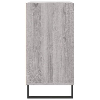 Dressoir 57x35x70 cm bewerkt hout grijs sonoma eikenkleurig 5