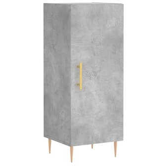 Dressoir 34,5x34x90 cm bewerkt hout betongrijs 2