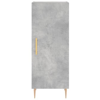 Dressoir 34,5x34x90 cm bewerkt hout betongrijs 6