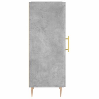 Dressoir 34,5x34x90 cm bewerkt hout betongrijs 7