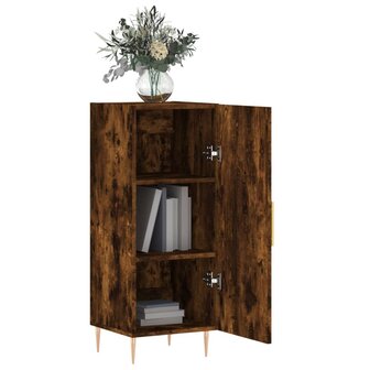 Dressoir 34,5x34x90 cm bewerkt hout gerookt eiken 4