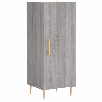 Dressoir 34,5x34x90 cm bewerkt hout grijs sonoma eikenkleurig 2