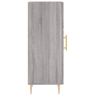 Dressoir 34,5x34x90 cm bewerkt hout grijs sonoma eikenkleurig 7