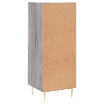 Dressoir 34,5x34x90 cm bewerkt hout grijs sonoma eikenkleurig 8