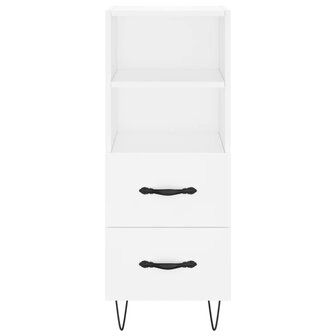 Dressoir 34,5x34x90 cm bewerkt hout wit 6