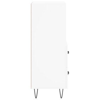 Dressoir 34,5x34x90 cm bewerkt hout wit 7