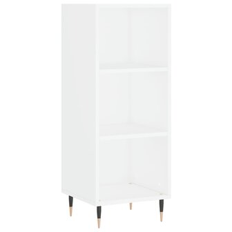 Dressoir 34,5x32,5x90 cm bewerkt hout wit 2