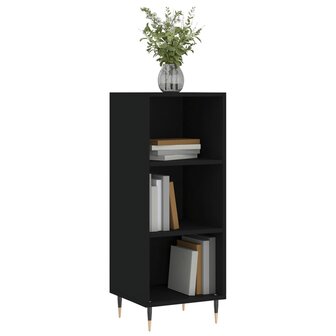 Dressoir 34,5x32,5x90 cm bewerkt hout zwart 3