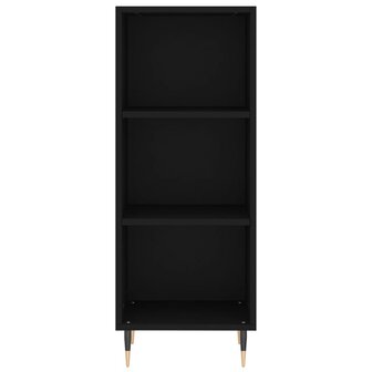 Dressoir 34,5x32,5x90 cm bewerkt hout zwart 4