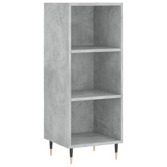 Dressoir 34,5x32,5x90 cm bewerkt hout betongrijs 2