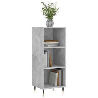 Dressoir 34,5x32,5x90 cm bewerkt hout betongrijs 3