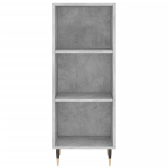 Dressoir 34,5x32,5x90 cm bewerkt hout betongrijs 4