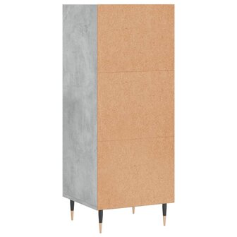 Dressoir 34,5x32,5x90 cm bewerkt hout betongrijs 6