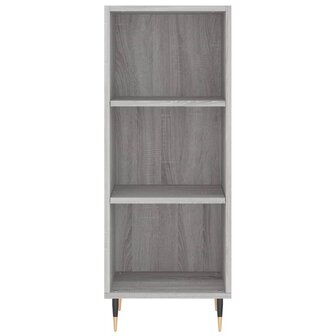 Dressoir 34,5x32,5x90 cm bewerkt hout grijs sonoma eikenkleurig 4