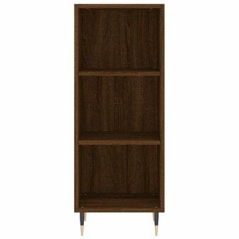 Dressoir 34,5x32,5x90 cm bewerkt hout bruin eikenkleur 4