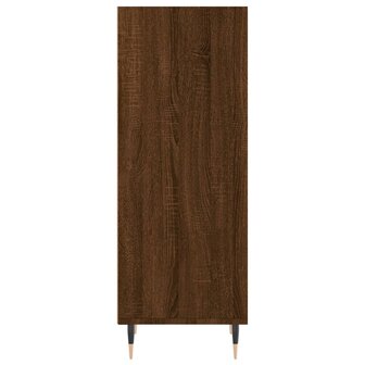 Dressoir 34,5x32,5x90 cm bewerkt hout bruin eikenkleur 5