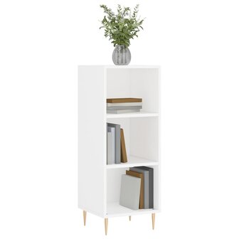 Dressoir 34,5x32,5x90 cm bewerkt hout wit 3