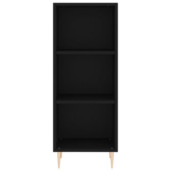 Dressoir 34,5x32,5x90 cm bewerkt hout zwart 4
