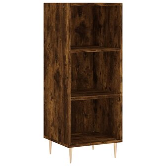 Dressoir 34,5x32,5x90 cm bewerkt hout gerookt eikenkleurig 2