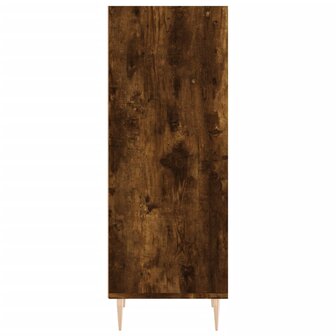 Dressoir 34,5x32,5x90 cm bewerkt hout gerookt eikenkleurig 5