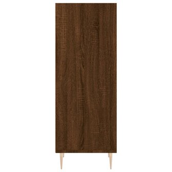 Dressoir 34,5x32,5x90 cm bewerkt hout bruin eikenkleur 5