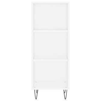 Dressoir 34,5x32,5x90 cm bewerkt hout wit 4