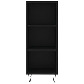 Dressoir 34,5x32,5x90 cm bewerkt hout zwart 4