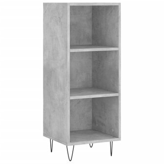 Dressoir 34,5x32,5x90 cm bewerkt hout betongrijs 2