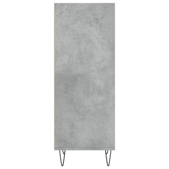 Dressoir 34,5x32,5x90 cm bewerkt hout betongrijs 5