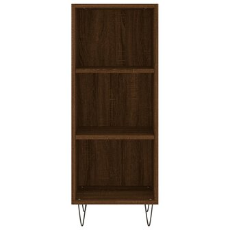 Dressoir 34,5x32,5x90 cm bewerkt hout bruin eikenkleur 4
